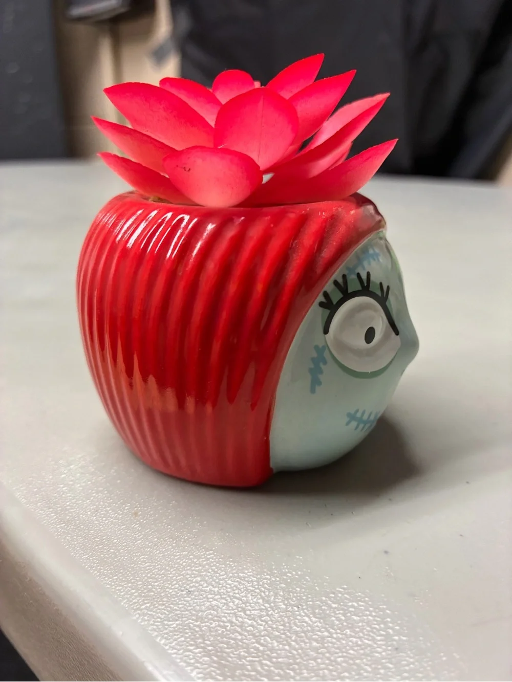 Nightmare Before Christmas “Sally” Mini Faux Succulent Plant